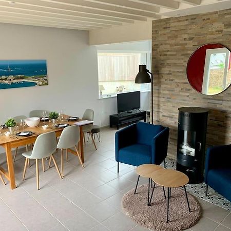 Maison Bord De Mer Dans La Petite Irlande Auderville Bagian luar foto